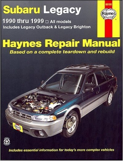 Subaru outback maintenance manual